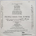 Patti Smith – People Have The Power 12" vinyl record, image 2 of 4