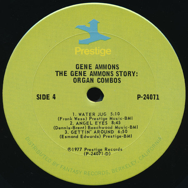 Gene Ammons – The Gene Ammons Story: Organ Combos (2xLP) LP vinyl record, image 8 of 10