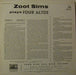 Zoot Sims – Zoot Sims Plays Four Altos LP vinyl record, image 3 of 6