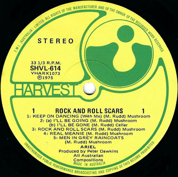 Ariel – Rock And Roll Scars LP vinyl record, image 3 of 6