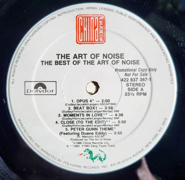 The Art Of Noise – The Best Of The Art Of Noise LP vinyl record, image 3 of 4