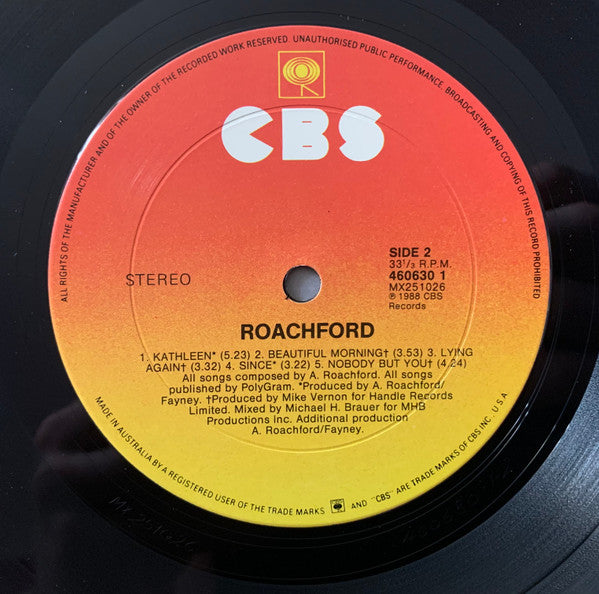 Roachford – Roachford LP vinyl record, image 7 of 7