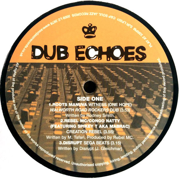 Various – Dub Echoes (3xLP) LP vinyl record, image 3 of 8