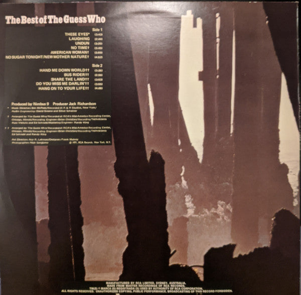 The Guess Who – The Best Of The Guess Who LP vinyl record, image 2 of 4