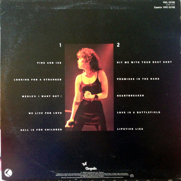 Pat Benatar – Live From Earth LP vinyl record, image 2 of 10