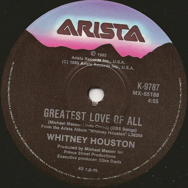 Whitney Houston – You Give Good Love 7" vinyl record, image 4 of 4