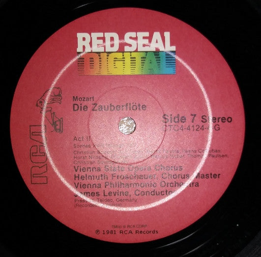 Wolfgang Amadeus Mozart, Ileana Cotrubas, Eric Tappy, Zdzisława Donat, Christian Boesch, José van Dam, Martti Talvela, Wiener Staatsopernchor, Wiener Philharmoniker, James Levine – Die Zauberflöte - The Salzburg Festival Production (4xLP) LP vinyl record, image 10 of 10