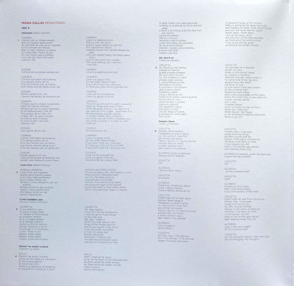 Maria Callas – Remastered LP vinyl record, image 2 of 9