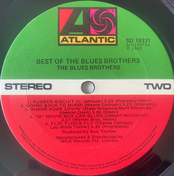 The Blues Brothers – Best Of The Blues Brothers LP vinyl record, image 4 of 4