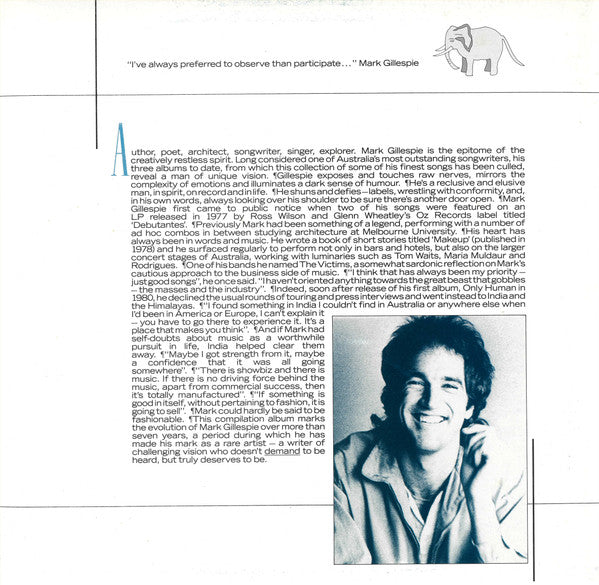 Mark Gillespie – Small Mercies LP vinyl record, image 4 of 8