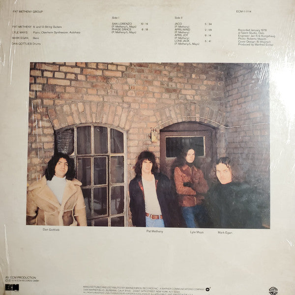 Pat Metheny Group – Pat Metheny Group LP vinyl record, image 2 of 4