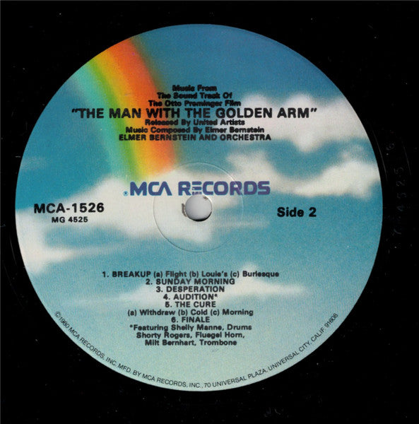 Elmer Bernstein – The Man With The Golden Arm (Soundtrack) LP vinyl record, image 4 of 4