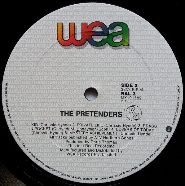 The Pretenders – Pretenders LP vinyl record, image 6 of 6