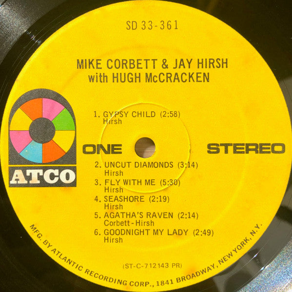 Mike Corbett, Jay Hirsh, Hugh McCracken – Mike Corbett & Jay Hirsh With Hugh McCracken LP vinyl record, image 4 of 6