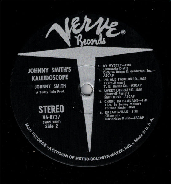 Johnny Smith – Johnny Smith's Kaleidoscope LP vinyl record, image 3 of 3