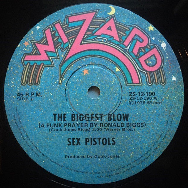 Sex Pistols – The Biggest Blow (A Punk Prayer By Ronald Biggs) 12" vinyl record, image 3 of 4