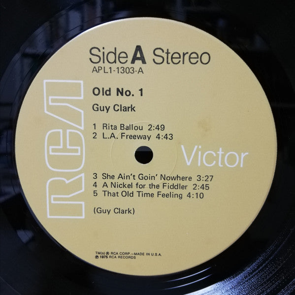 Guy Clark – Old No. 1 LP vinyl record, image 3 of 6
