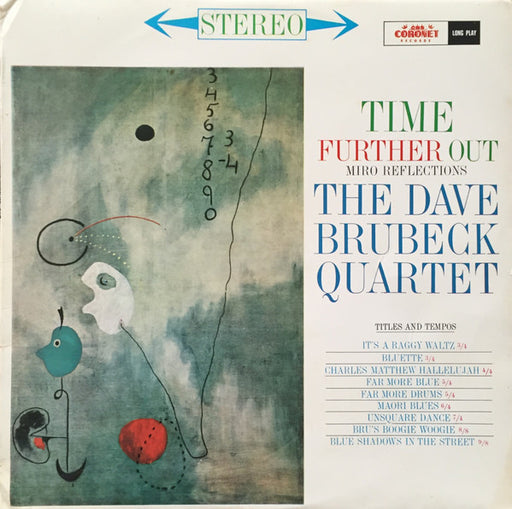 The Dave Brubeck Quartet – Time Further Out (Miro Reflections) LP vinyl record, image 1 of 4