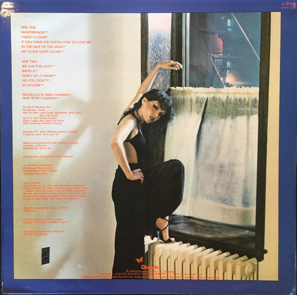 Pat Benatar – In The Heat Of The Night LP vinyl record, image 2 of 4