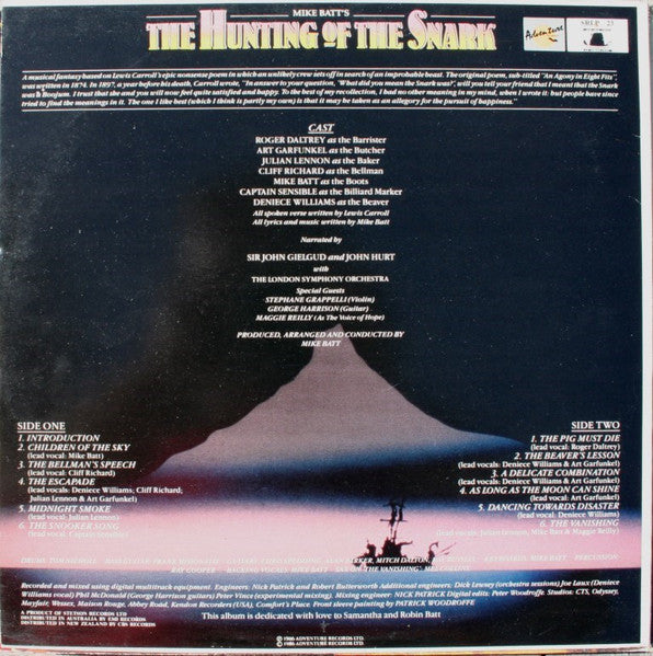 Mike Batt – The Hunting Of The Snark LP vinyl record, image 2 of 5