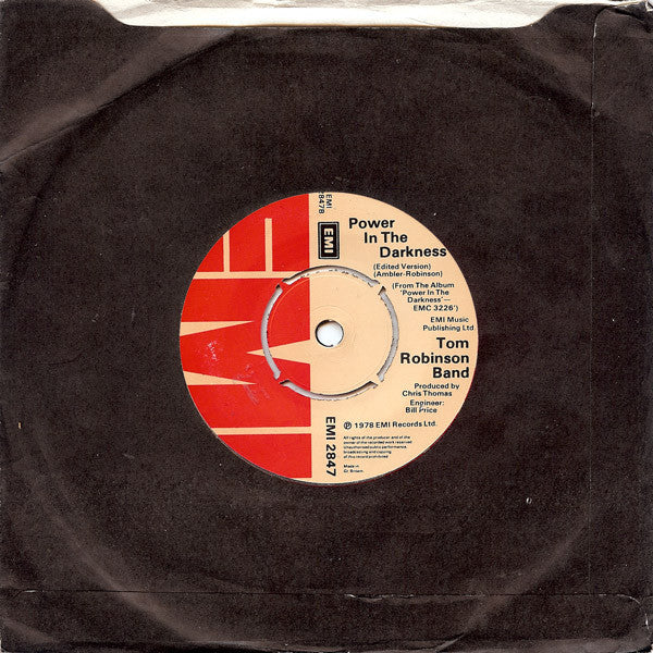 Tom Robinson Band – Too Good To Be True 7" vinyl record, image 3 of 4
