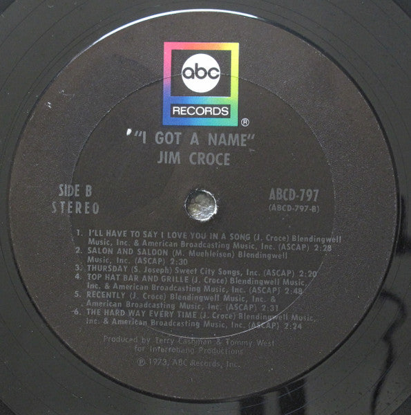 Jim Croce – I Got A Name LP vinyl record, image 9 of 10