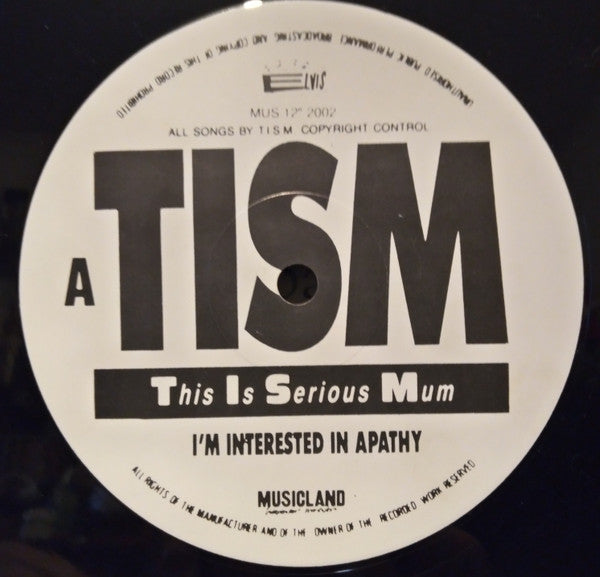 TISM – I'm Interested In Apathy 12" vinyl record, image 3 of 6