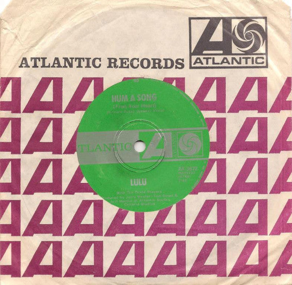 Lulu – Hum A Song (From Your Heart) / Where's Eddie 7" vinyl record, image 3 of 3