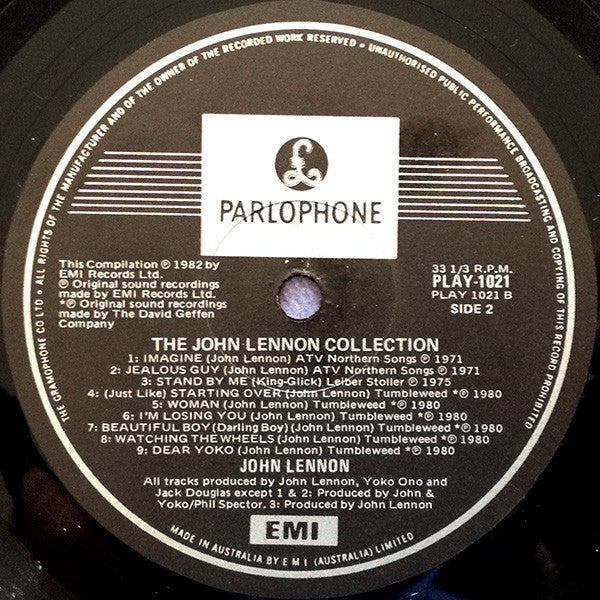 John Lennon – The John Lennon Collection LP vinyl record, image 4 of 6