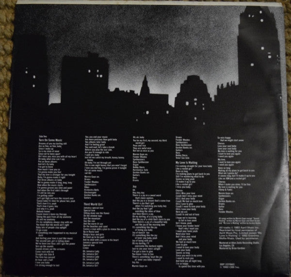Marvin Gaye – Midnight Love LP vinyl record, image 4 of 6
