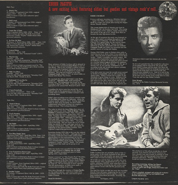 Eddie Cochran – A Legend In Our Time LP vinyl record, image 2 of 6