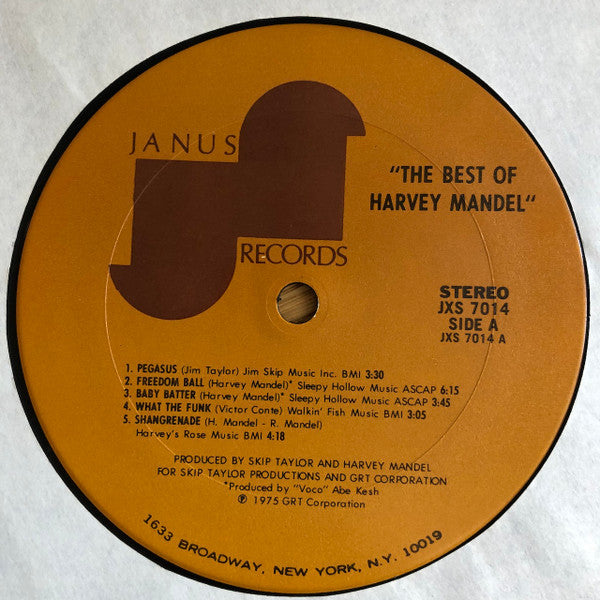 Harvey Mandel – The Best Of Harvey Mandel LP vinyl record, image 3 of 4