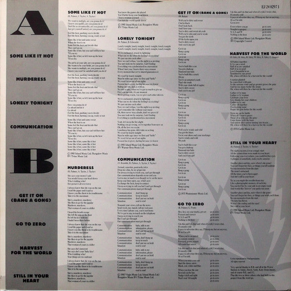 The Power Station – The Power Station 33⅓ LP vinyl record, image 6 of 7