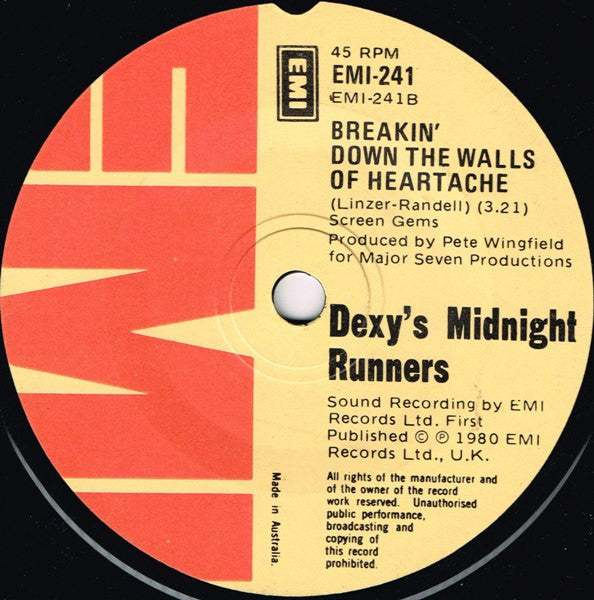 Dexys Midnight Runners – Geno 7" vinyl record, image 2 of 4