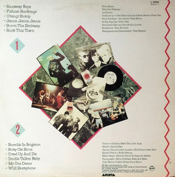 Stray Cats – Runaway Boys LP vinyl record, image 2 of 6