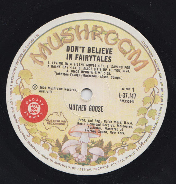 Mother Goose – Don't Believe In Fairytales LP vinyl record, image 4 of 5