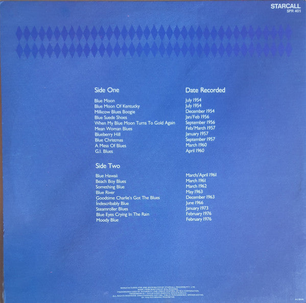 Elvis Presley – Elvis Blue LP vinyl record, image 3 of 8