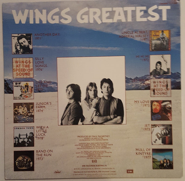 Wings – Wings Greatest LP vinyl record, image 2 of 6