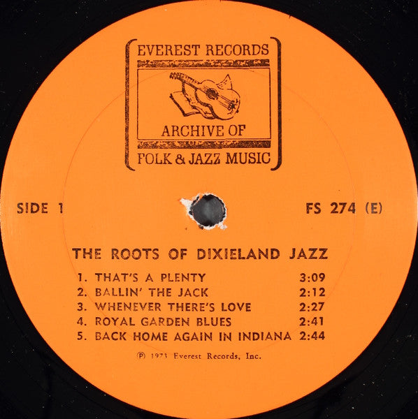 Various – The Roots Of Dixieland Jazz LP vinyl record, image 3 of 4