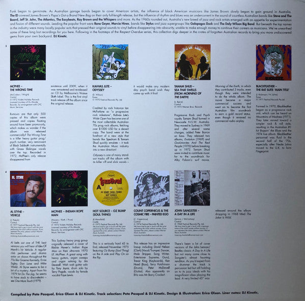 Various – Back On The Street Again (Australian Funk, Soul And Psych (Mostly) From The Festival Vaults) (2xLP) LP vinyl record, image 3 of 8