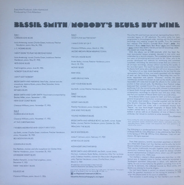 Bessie Smith – Nobody's Blues But Mine (2xLP) LP vinyl record, image 2 of 8