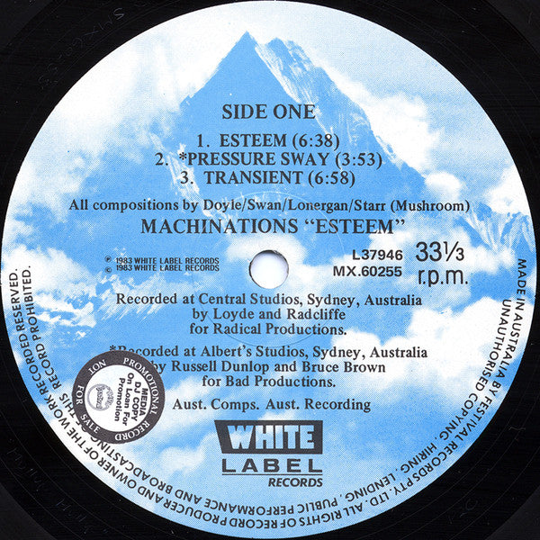 Machinations – Esteem LP vinyl record, image 3 of 4