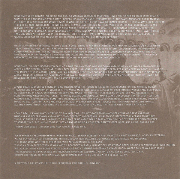 Fleet Foxes – Fleet Foxes LP vinyl record, image 10 of 10