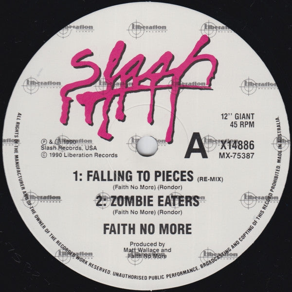 Faith No More – Falling To Pieces 12" vinyl record, image 3 of 4