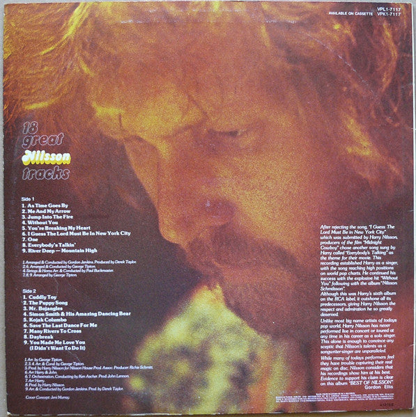 Harry Nilsson – The Best Of Nilsson LP vinyl record, image 2 of 4