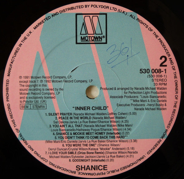 Shanice – Inner Child LP vinyl record, image 4 of 4