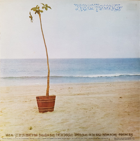 Neil Young – On The Beach LP vinyl record, image 2 of 5