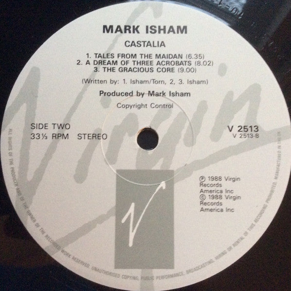 Mark Isham – Castalia LP vinyl record, image 6 of 10