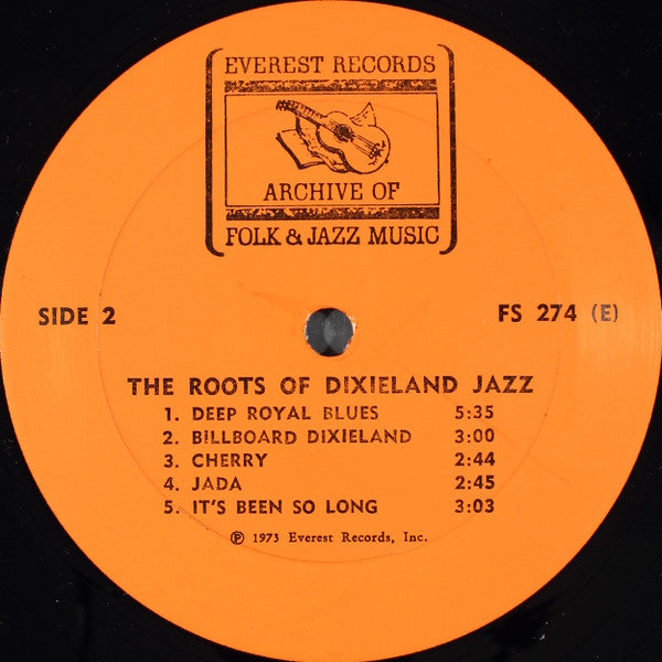 Various – The Roots Of Dixieland Jazz LP vinyl record, image 4 of 4