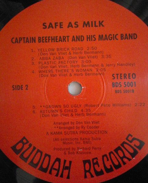 Captain Beefheart, The Magic Band – Safe As Milk LP vinyl record, image 4 of 4